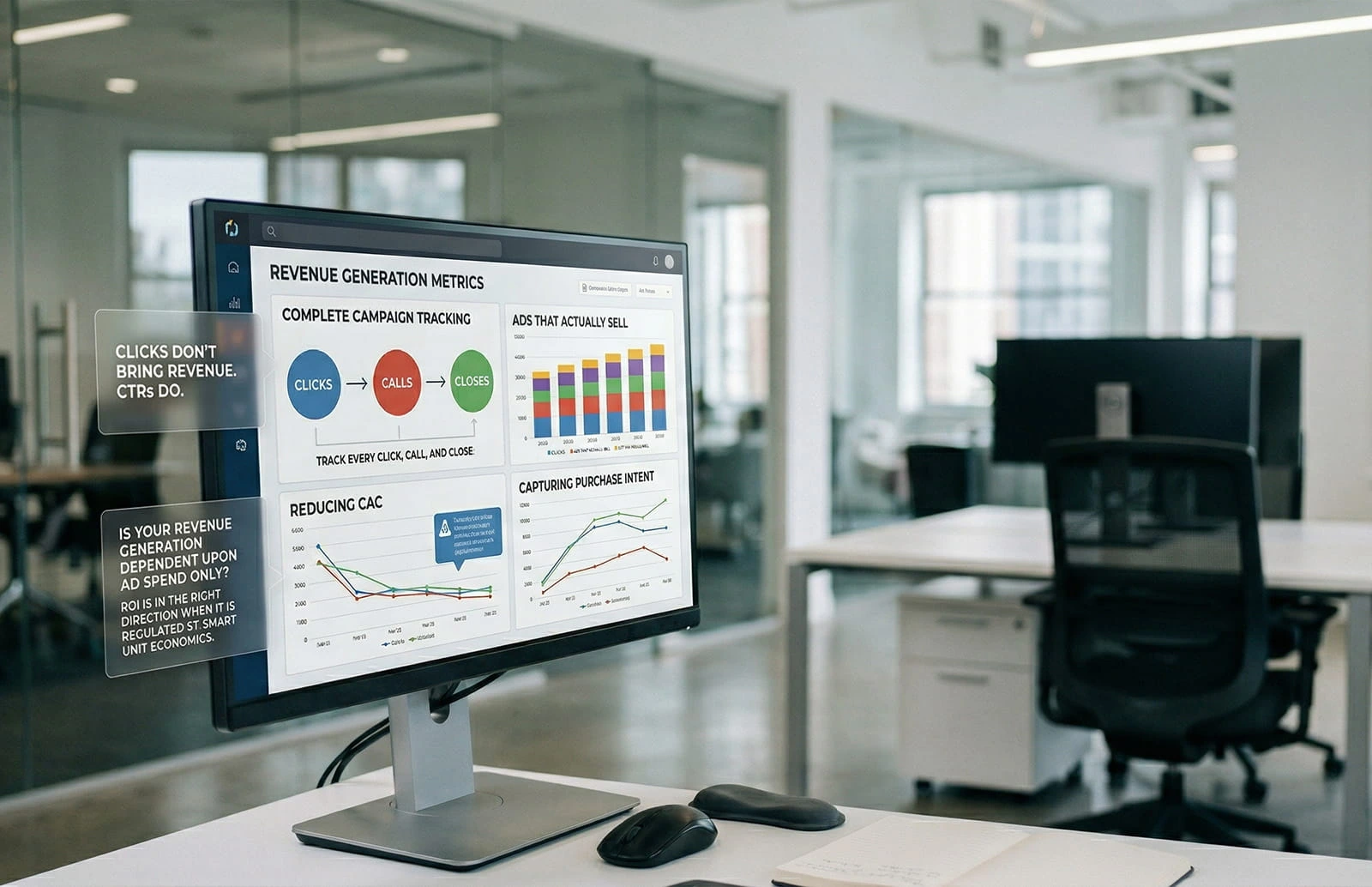 Clicks don't bring revenue. CTRs do.